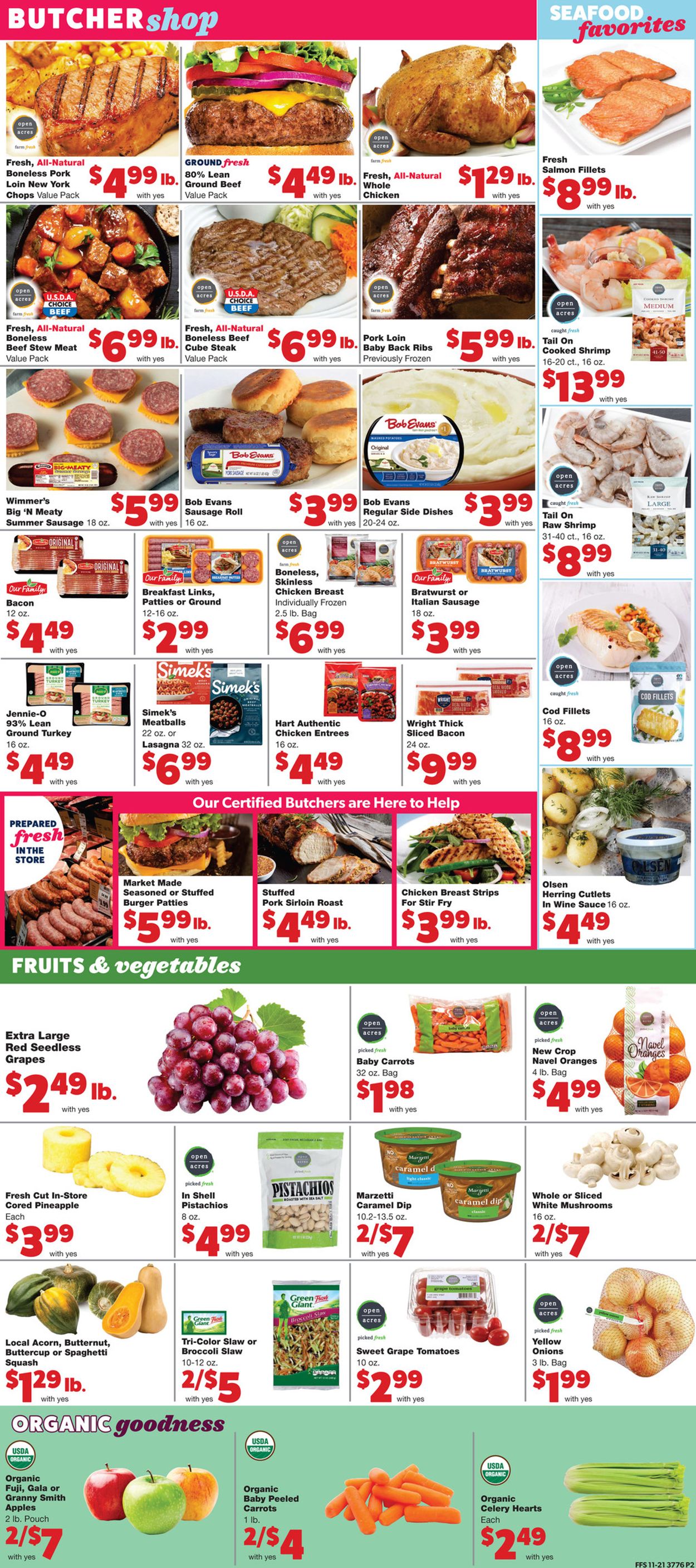 Family Fare Ad from 11/26/2021