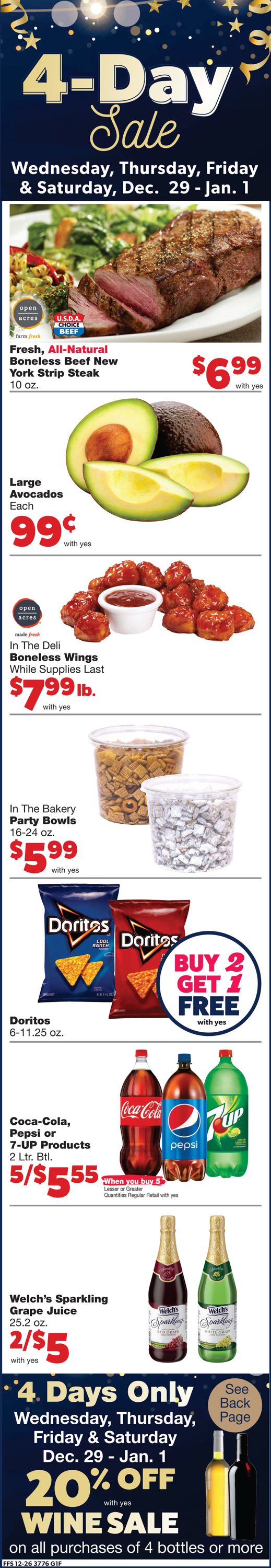 Family Fare Ad from 12/29/2021