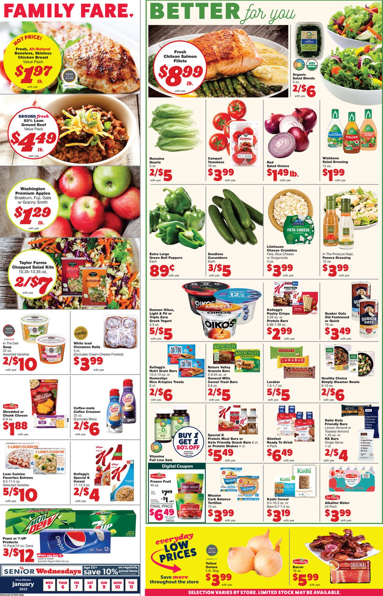 Family Fare Ad from 01/05/2022