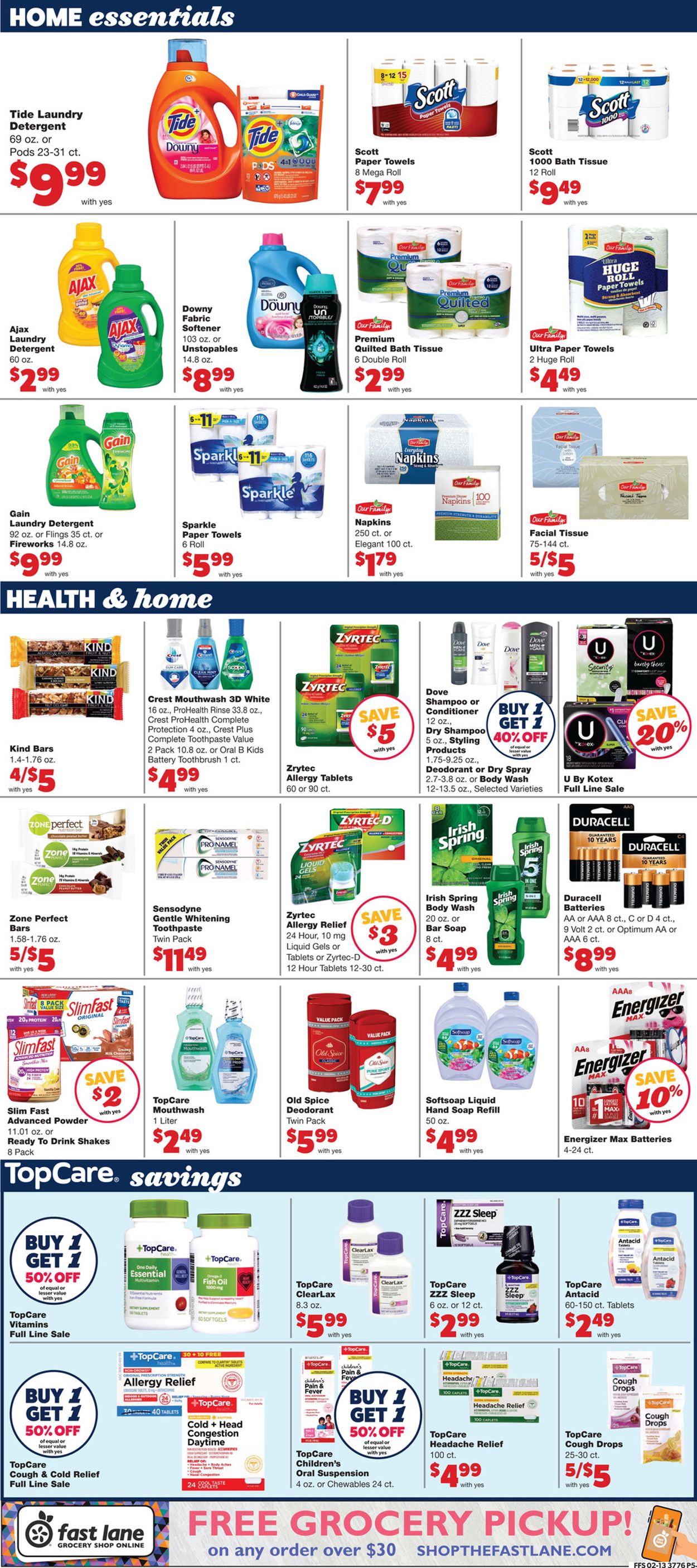 Family Fare Ad from 02/16/2022