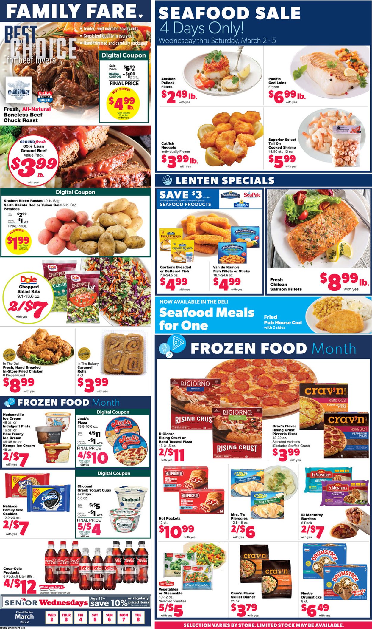 Family Fare Ad from 03/02/2022
