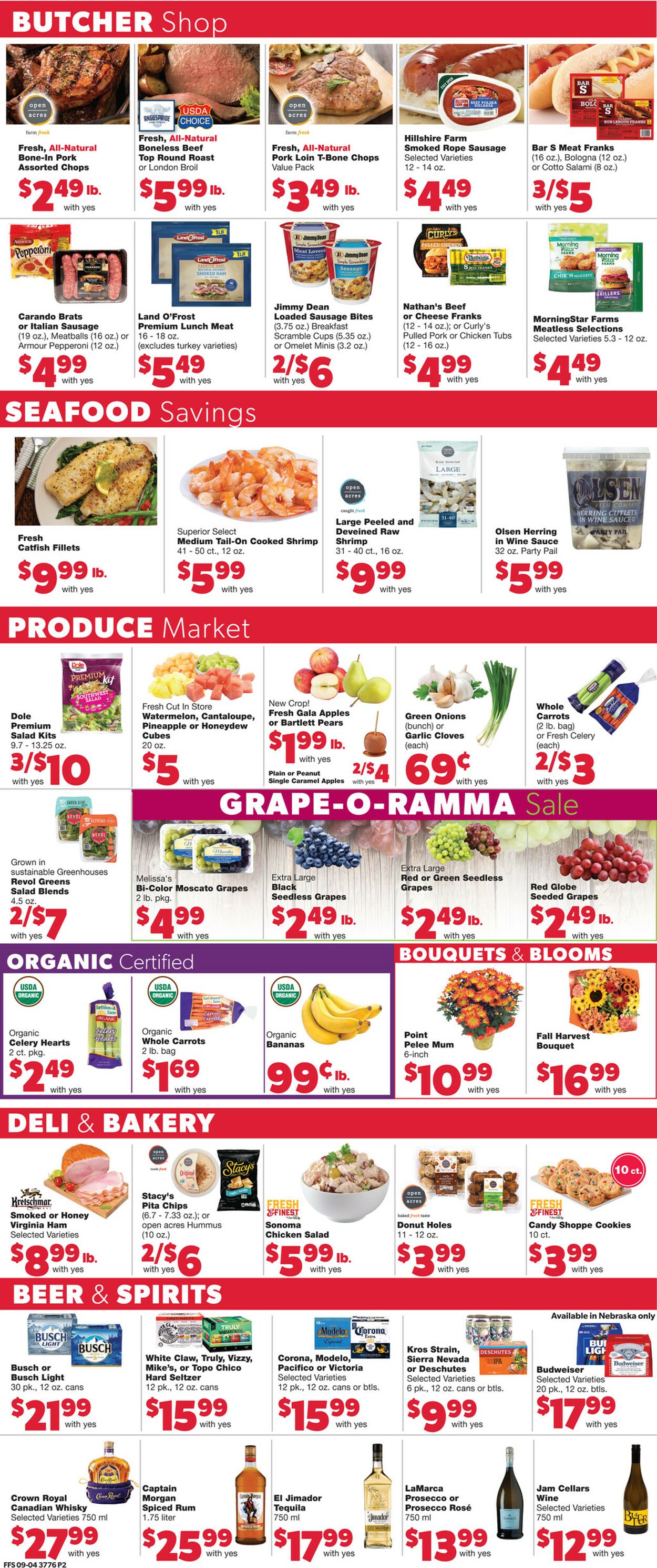 Family Fare Ad from 09/07/2022