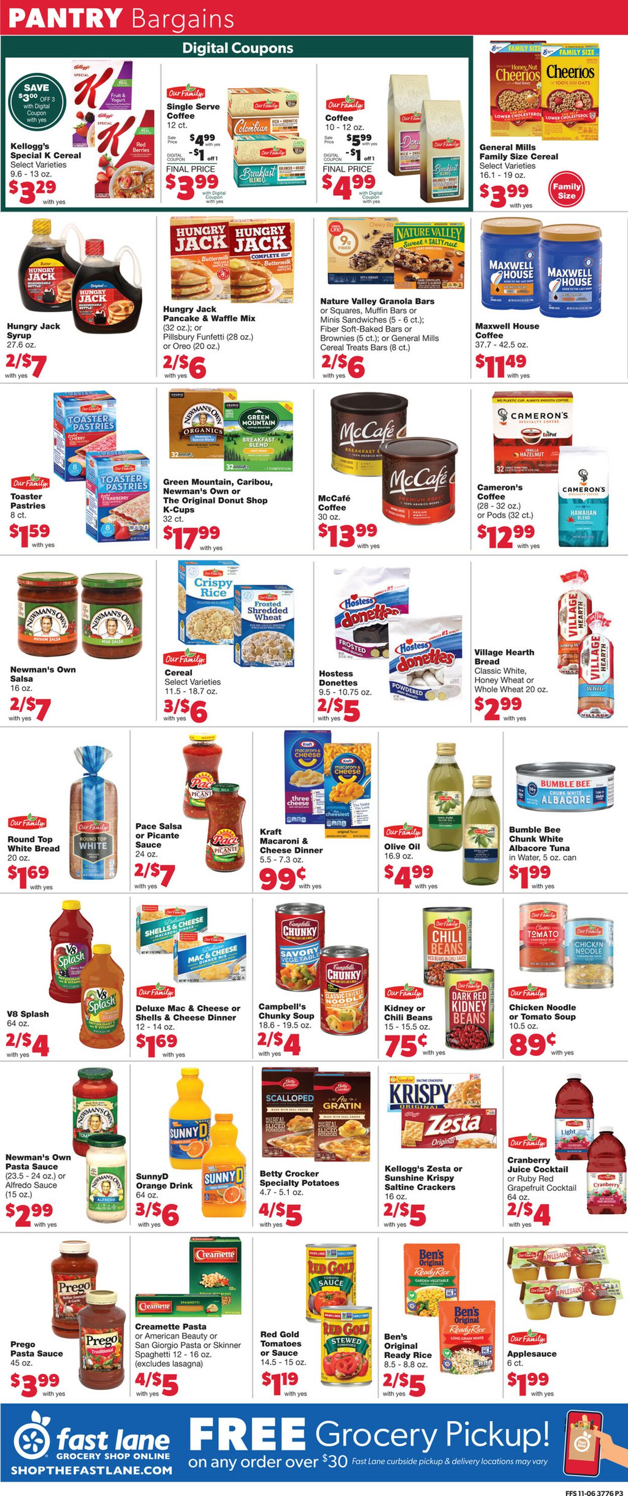 Family Fare Ad from 11/09/2022