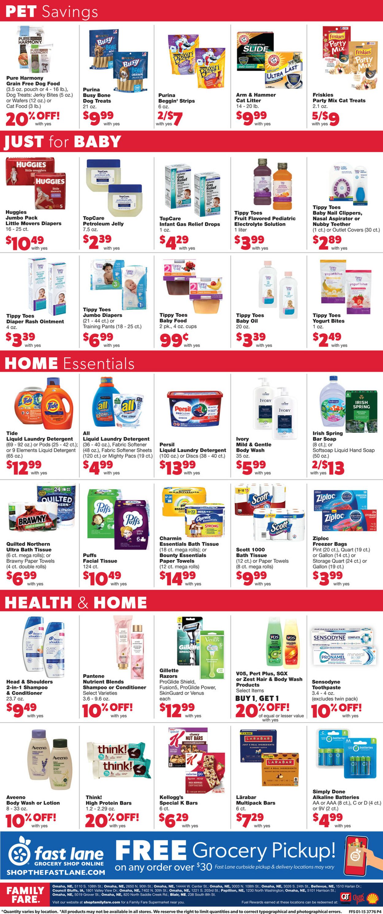 Family Fare Ad from 01/18/2023