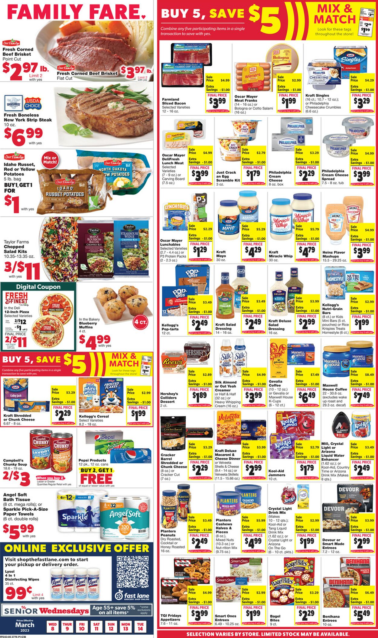 Family Fare Ad from 03/08/2023