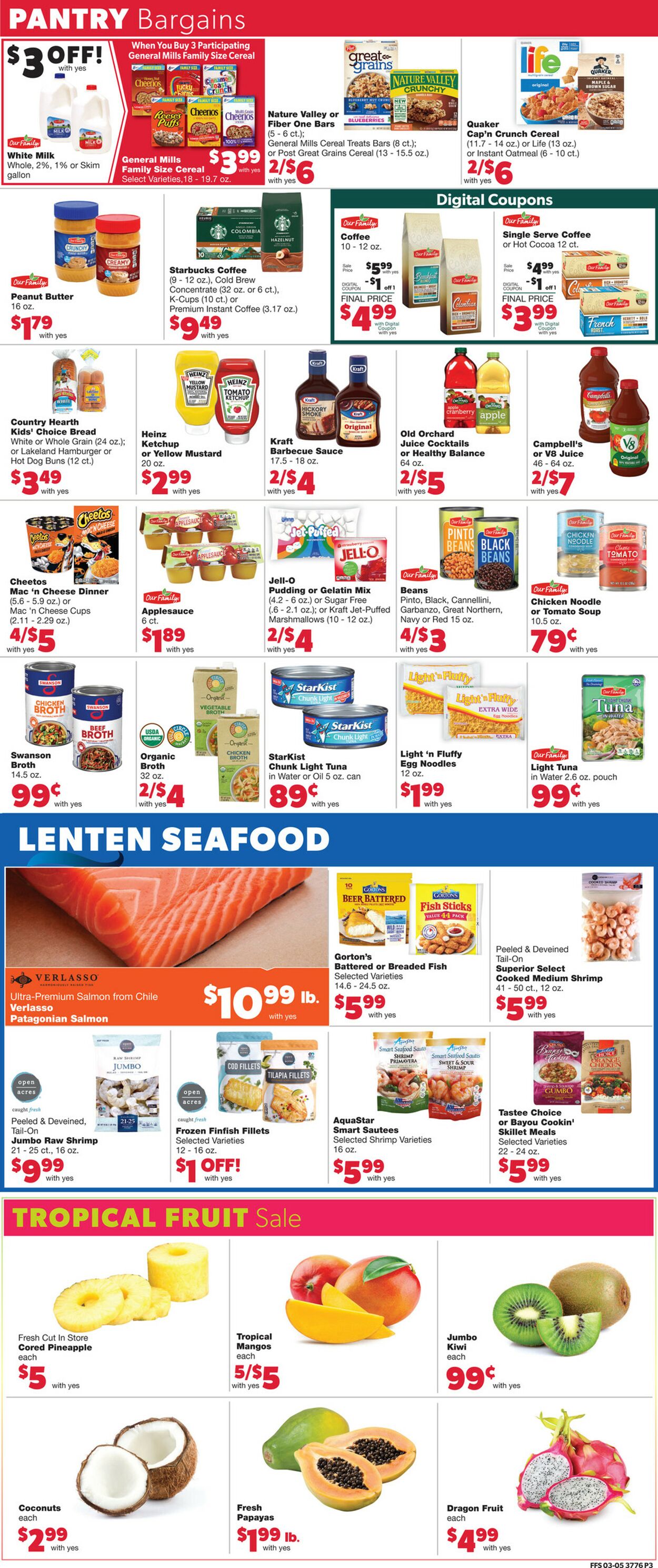 Family Fare Ad from 03/08/2023