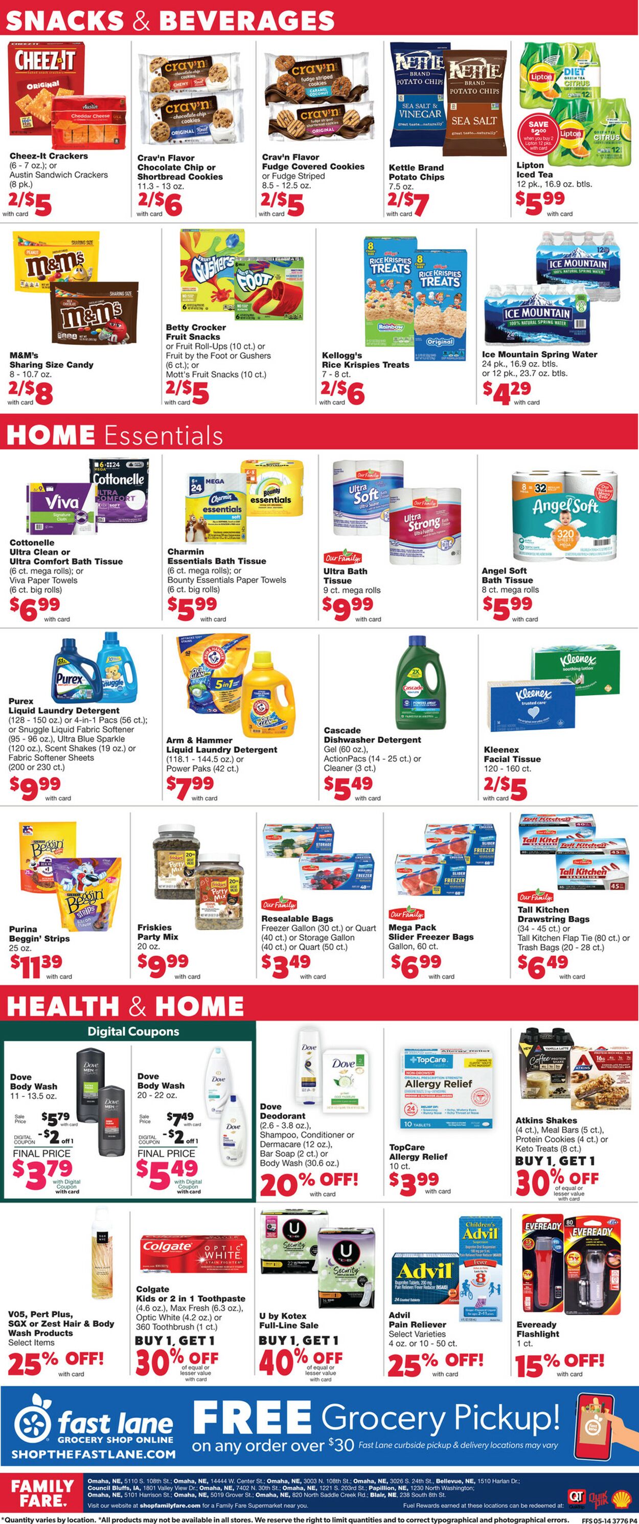 Family Fare Ad from 05/17/2023