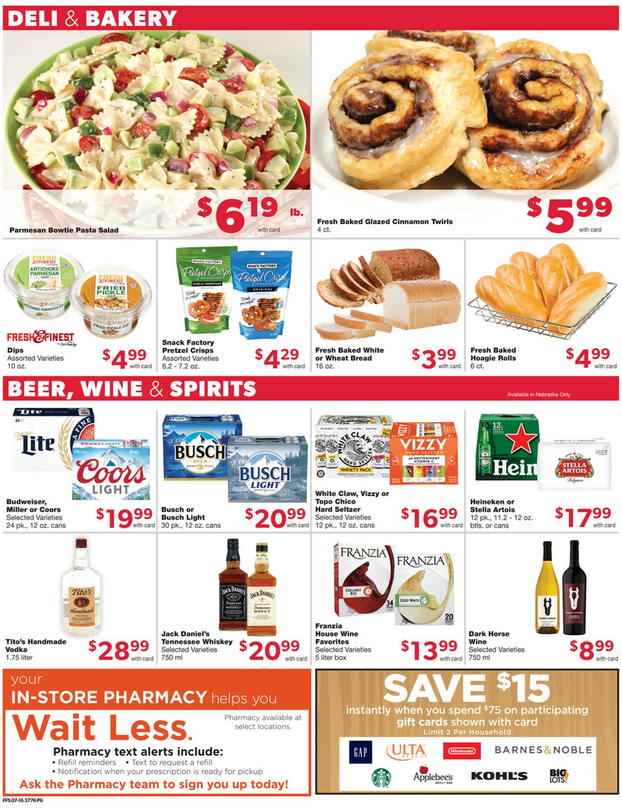 Family Fare Ad from 07/16/2023