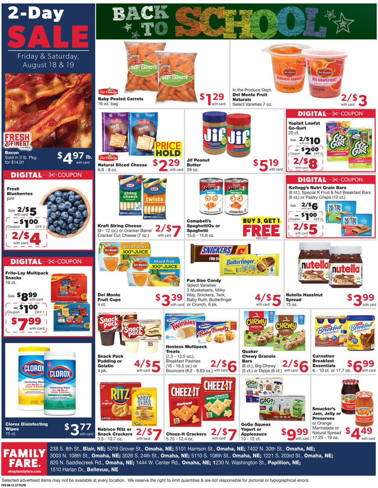 Family Fare Ad from 08/13/2023