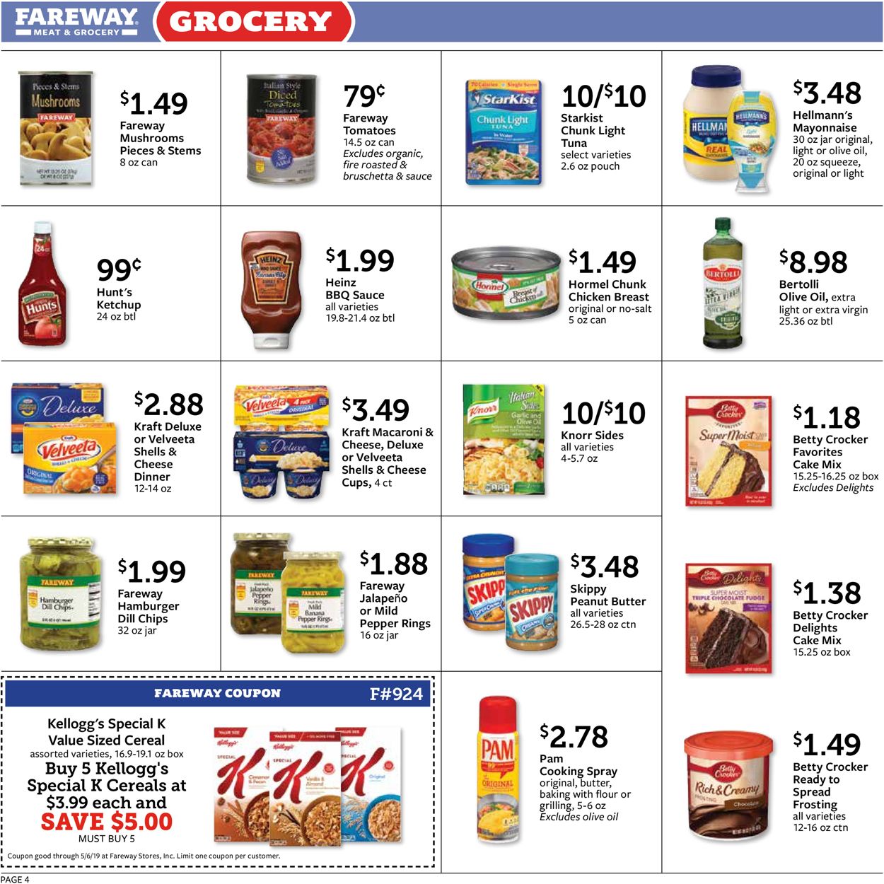 Fareway Ad from 04/30/2019