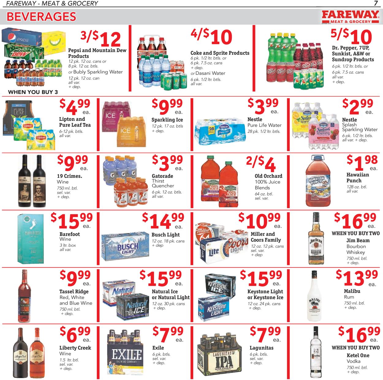Fareway Ad from 05/07/2019