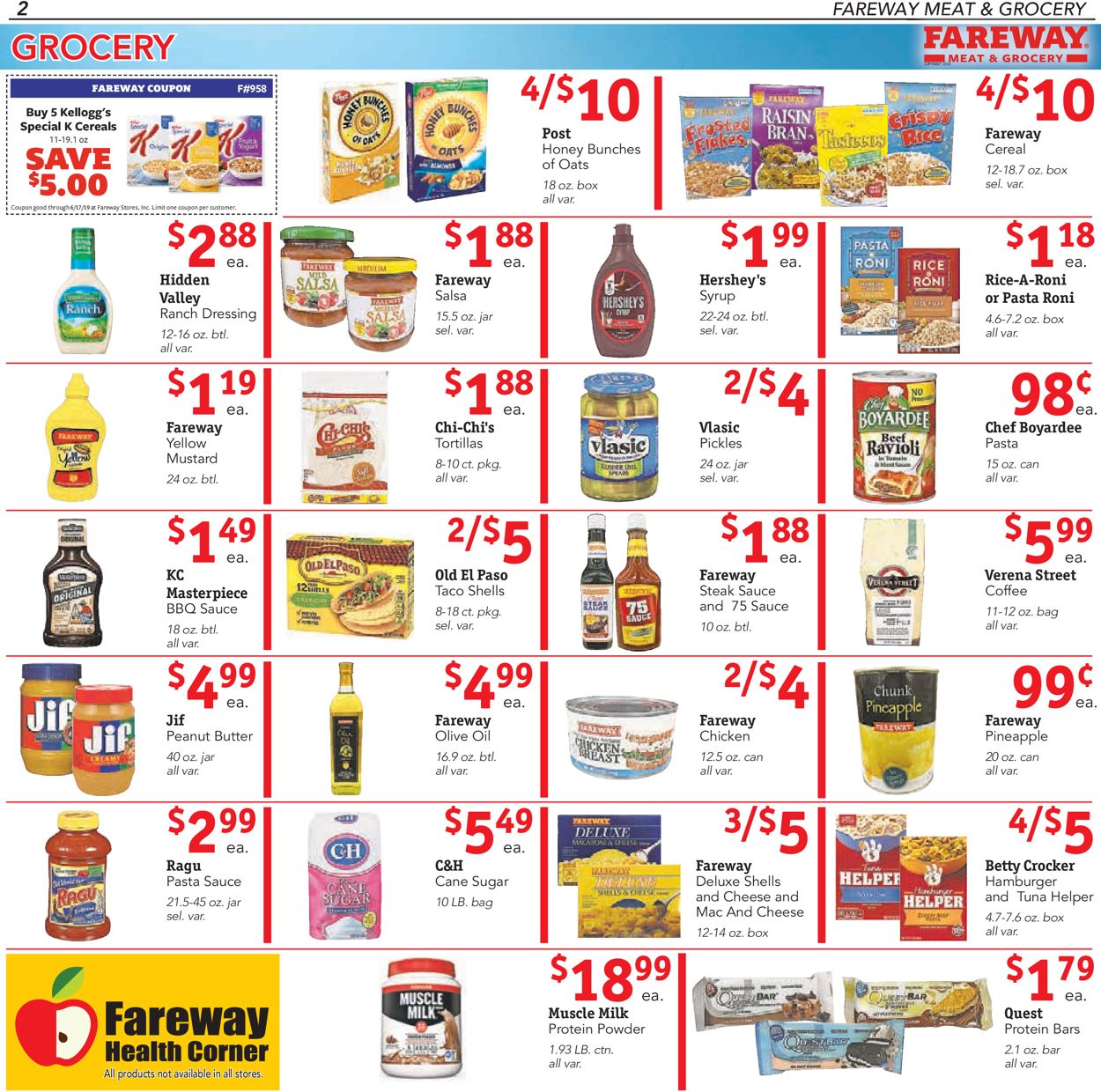 Fareway Ad from 06/11/2019