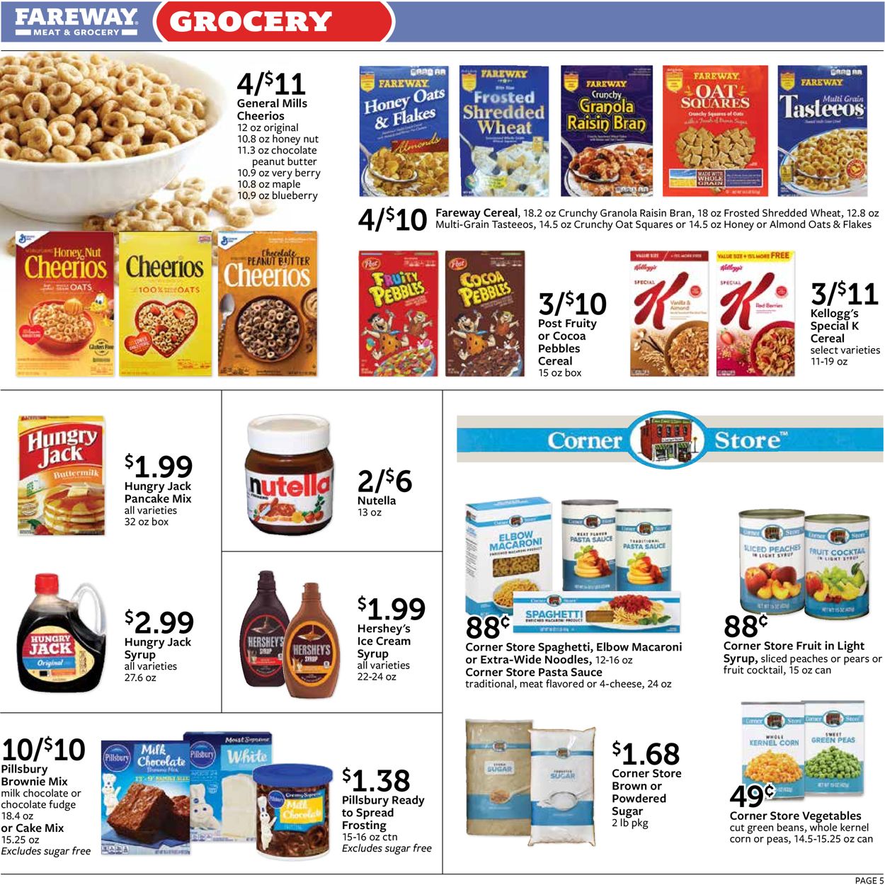Fareway Ad from 08/06/2019