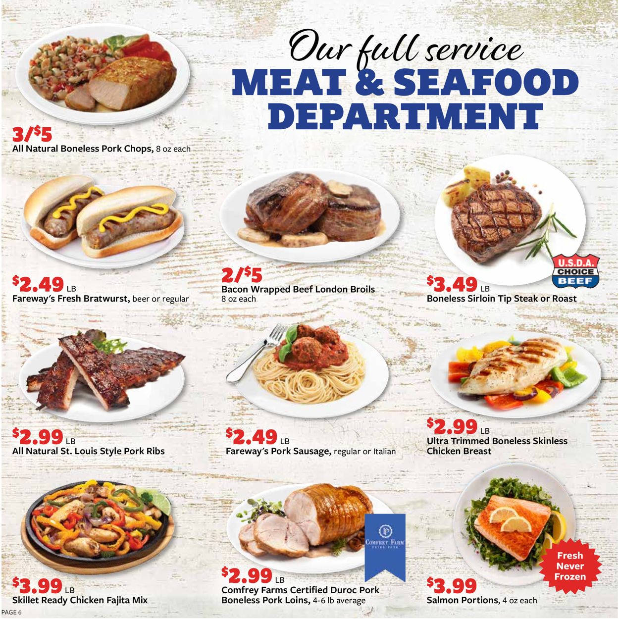Fareway Ad from 08/06/2019