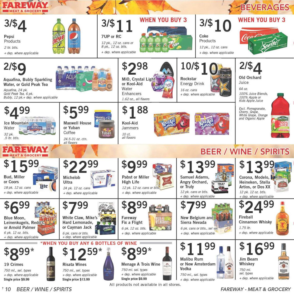Fareway Ad from 10/15/2019