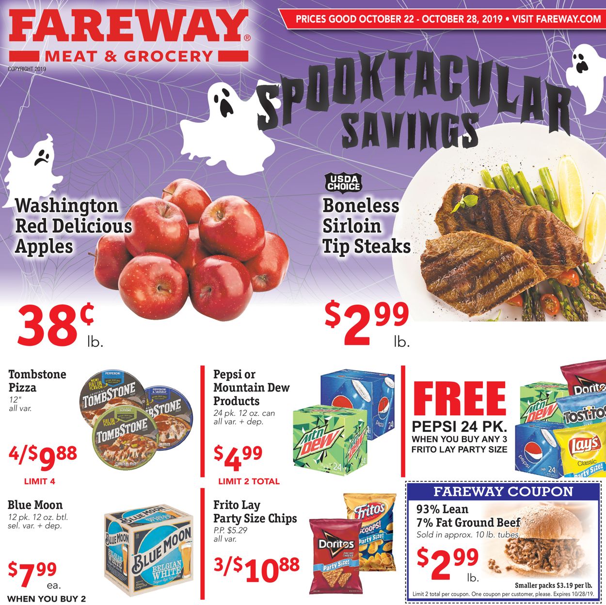 Fareway Ad from 10/22/2019
