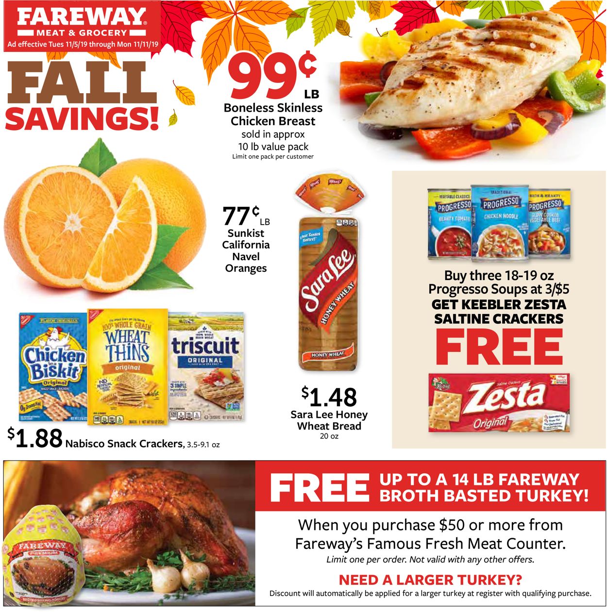 Fareway Ad from 11/05/2019