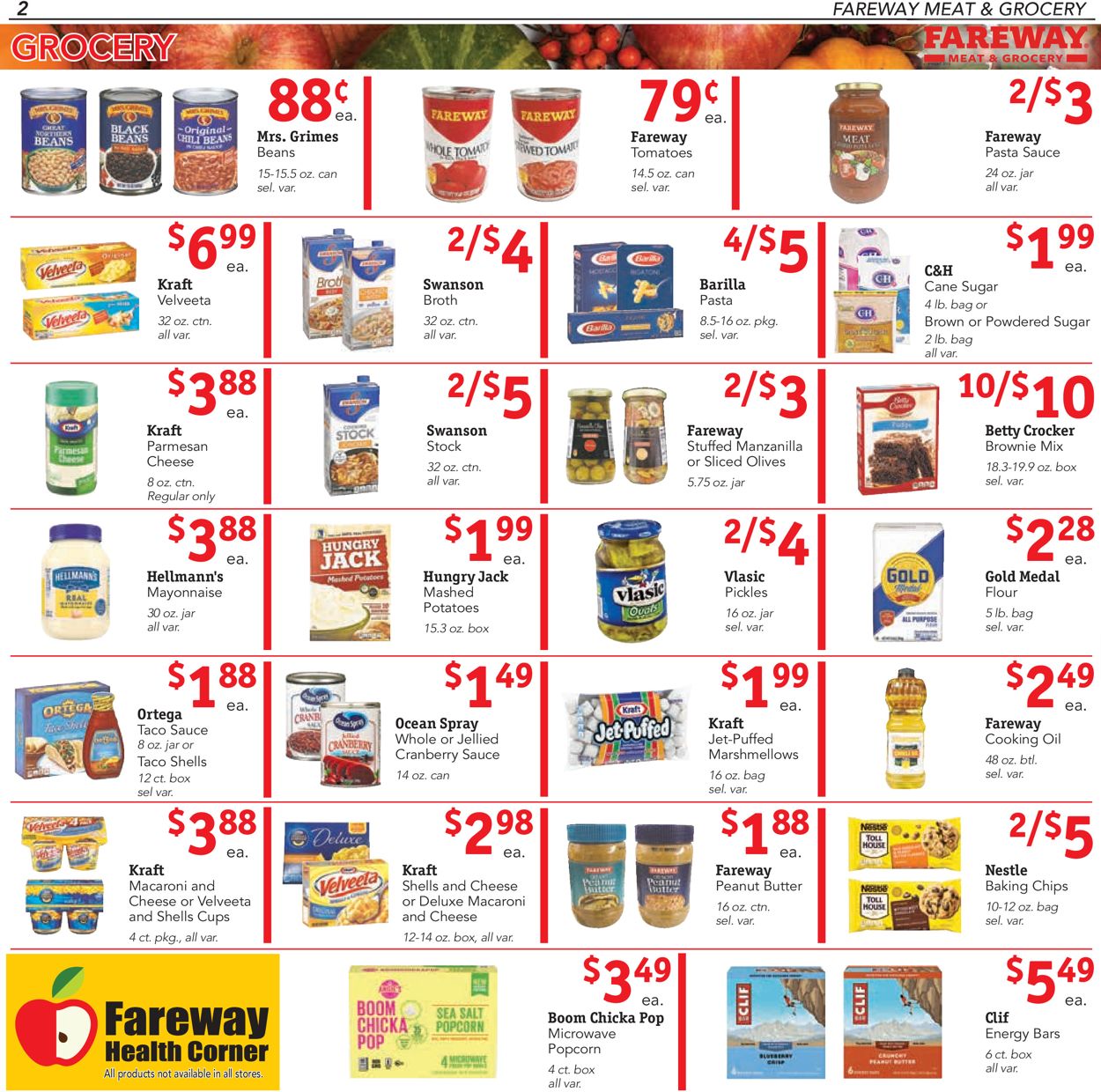 Fareway Ad from 11/12/2019
