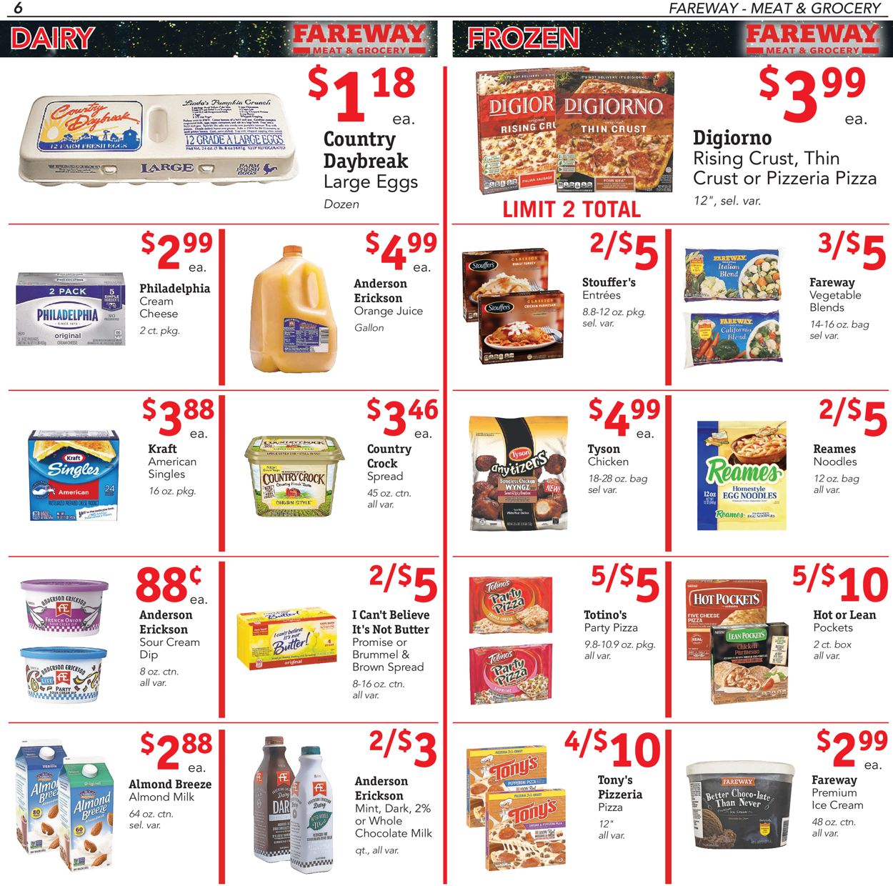 Fareway Ad from 12/25/2019