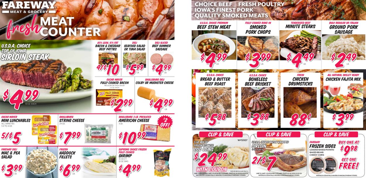 Fareway Ad from 02/26/2020
