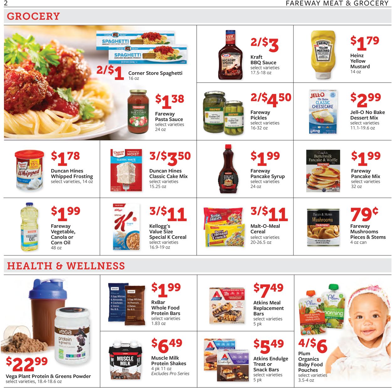 Fareway Ad from 08/18/2020