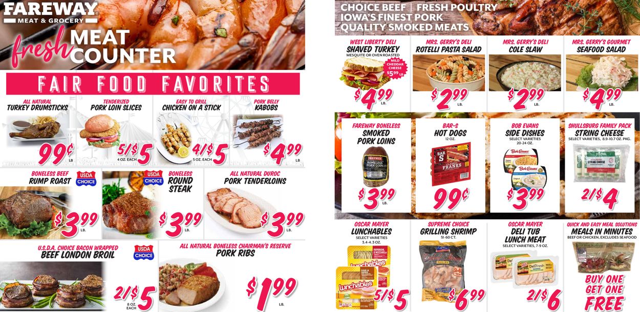 Fareway Ad from 08/19/2020