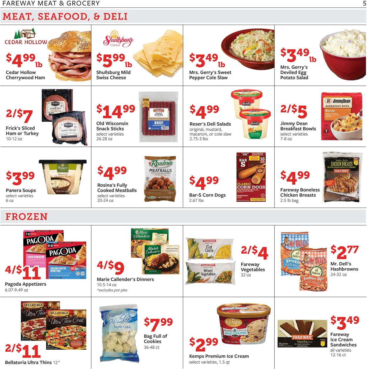 Fareway Ad from 08/25/2020