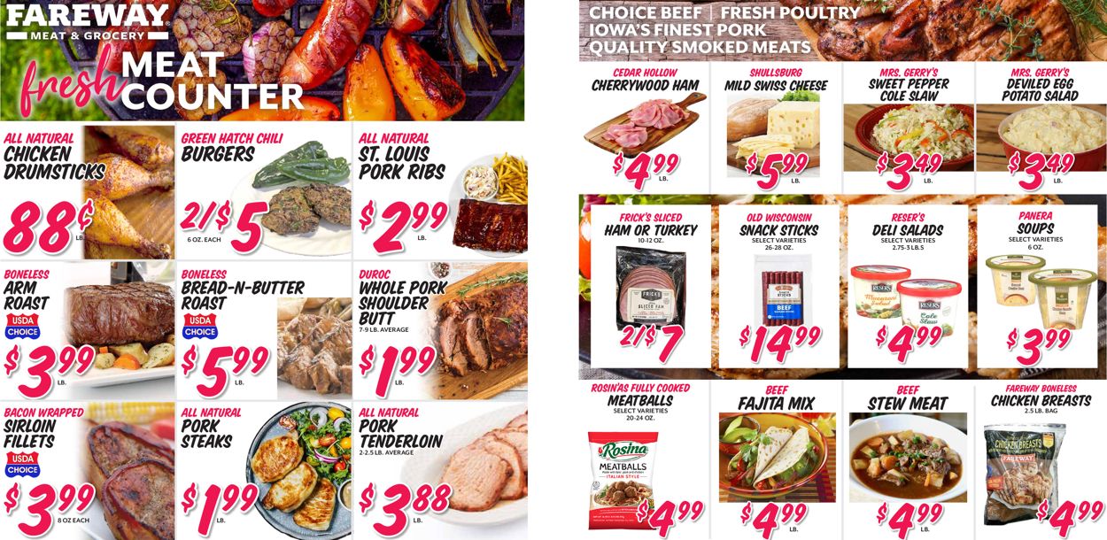 Fareway Ad from 08/26/2020