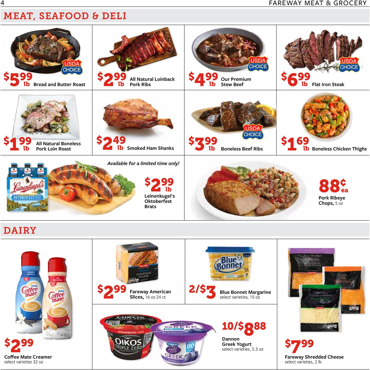 Fareway Ad from 09/29/2020