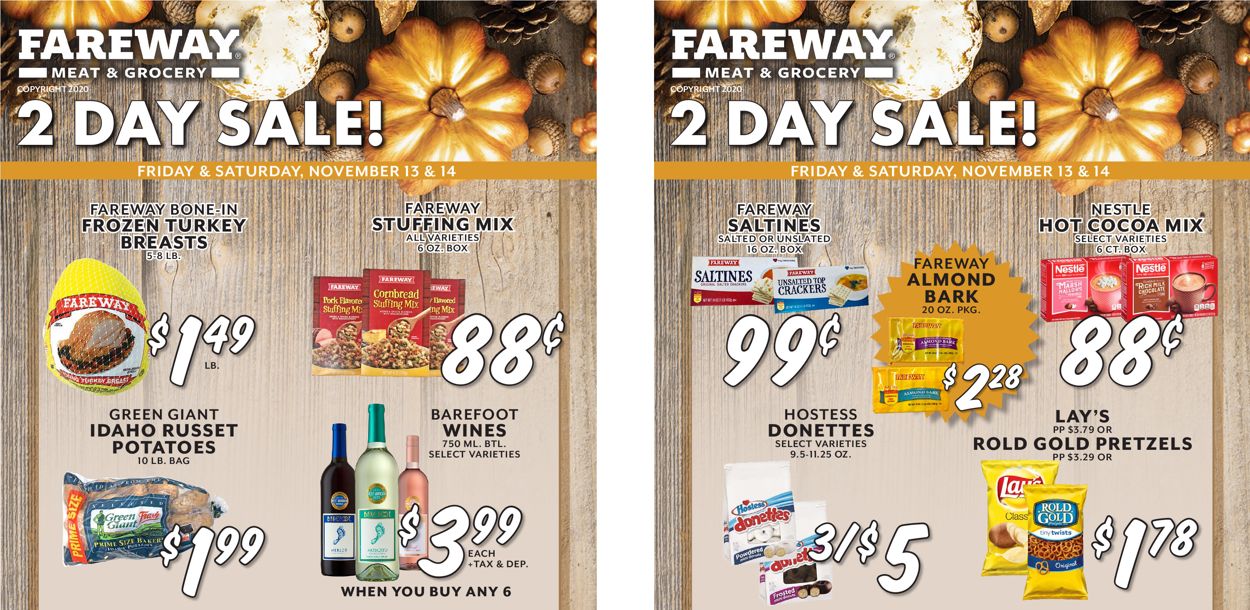 Fareway Ad from 11/11/2020