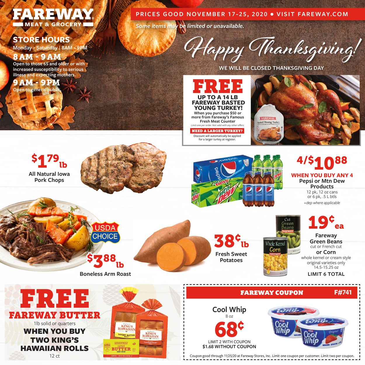 Fareway Ad from 11/17/2020