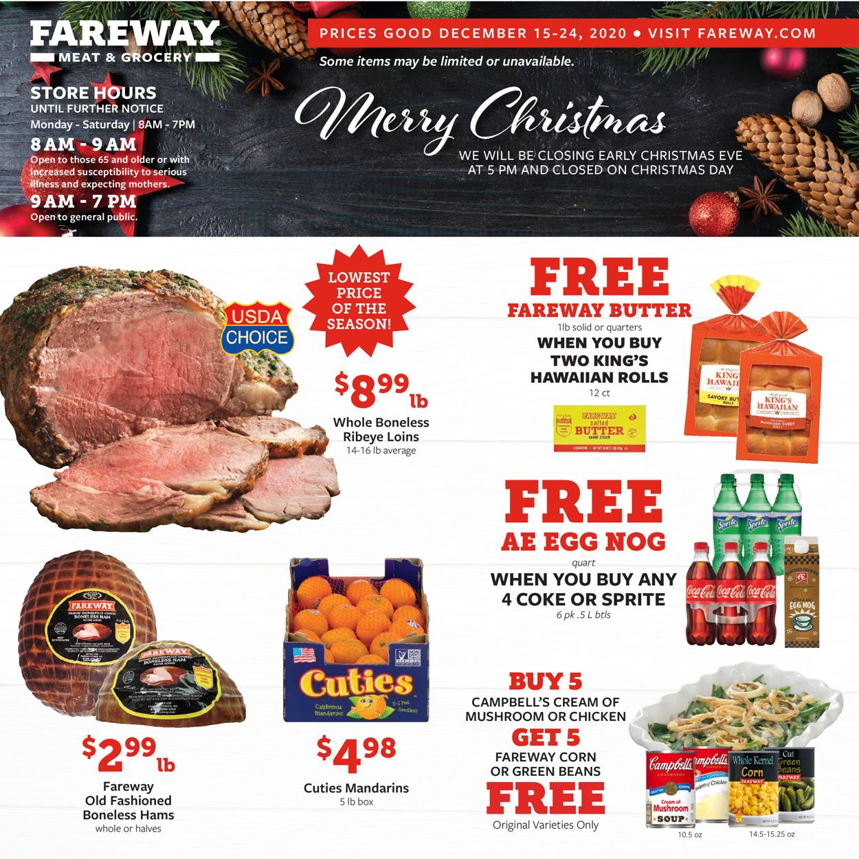 Fareway Ad from 12/15/2020