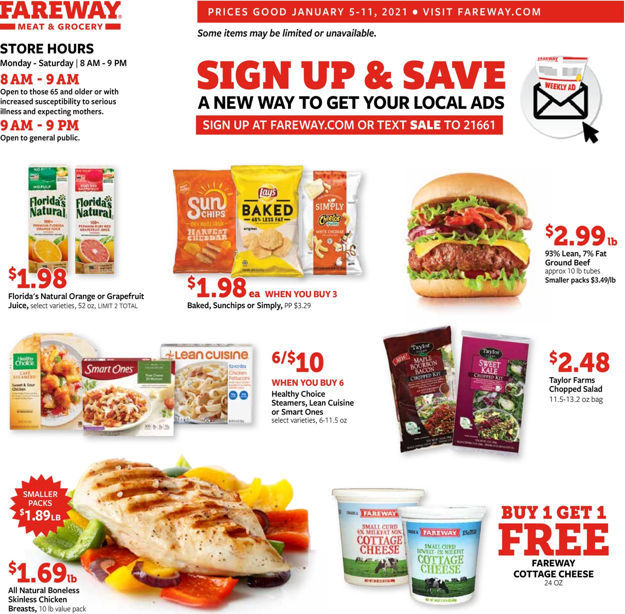 Fareway Ad from 01/05/2021