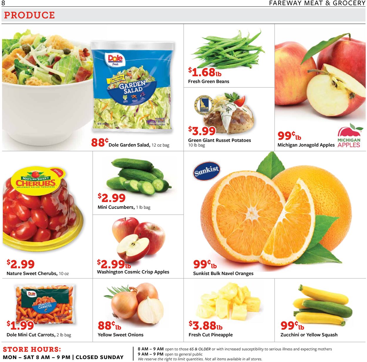Fareway Ad from 01/19/2021