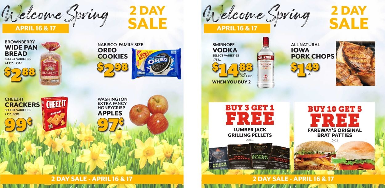 Fareway Ad from 04/14/2021