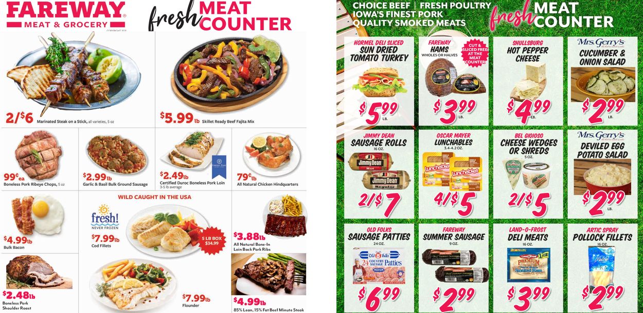 Fareway Ad from 05/12/2021