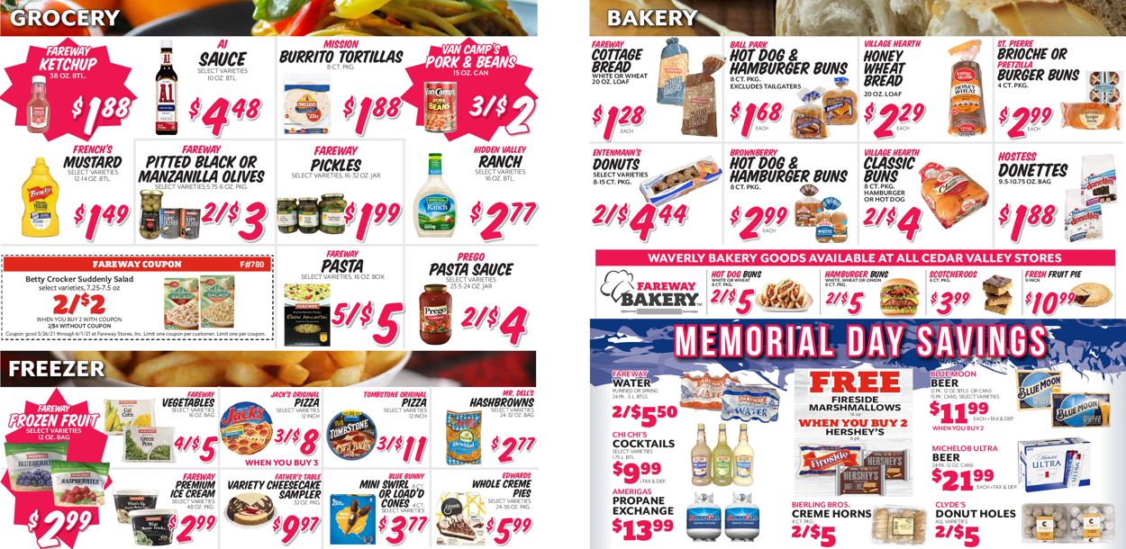 Fareway Ad from 05/26/2021