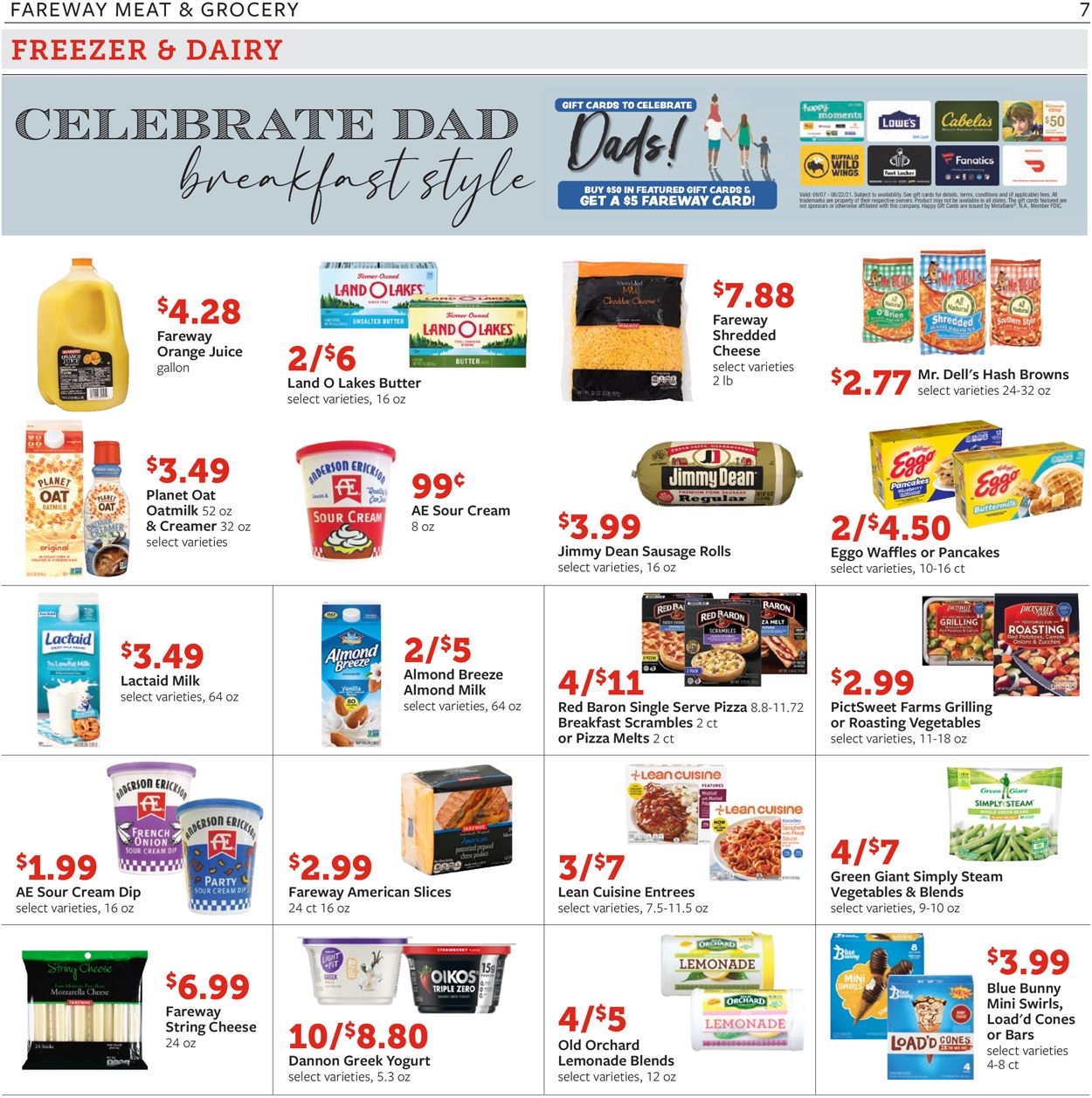 Fareway Ad from 06/15/2021