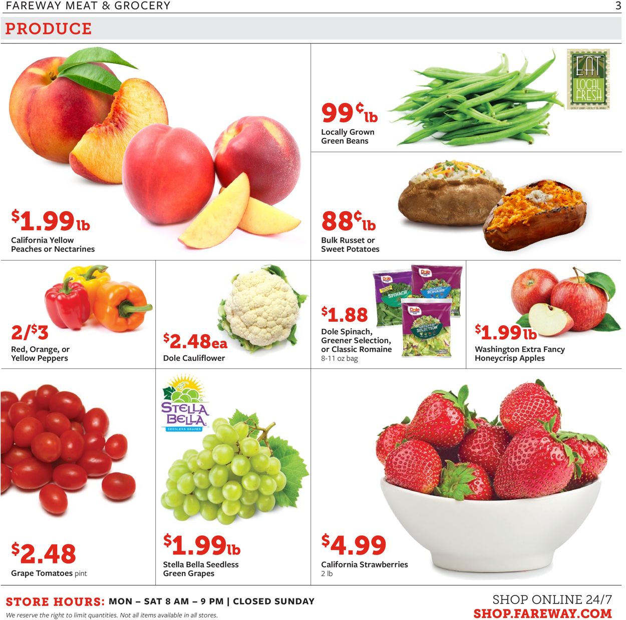 Fareway Ad from 07/27/2021