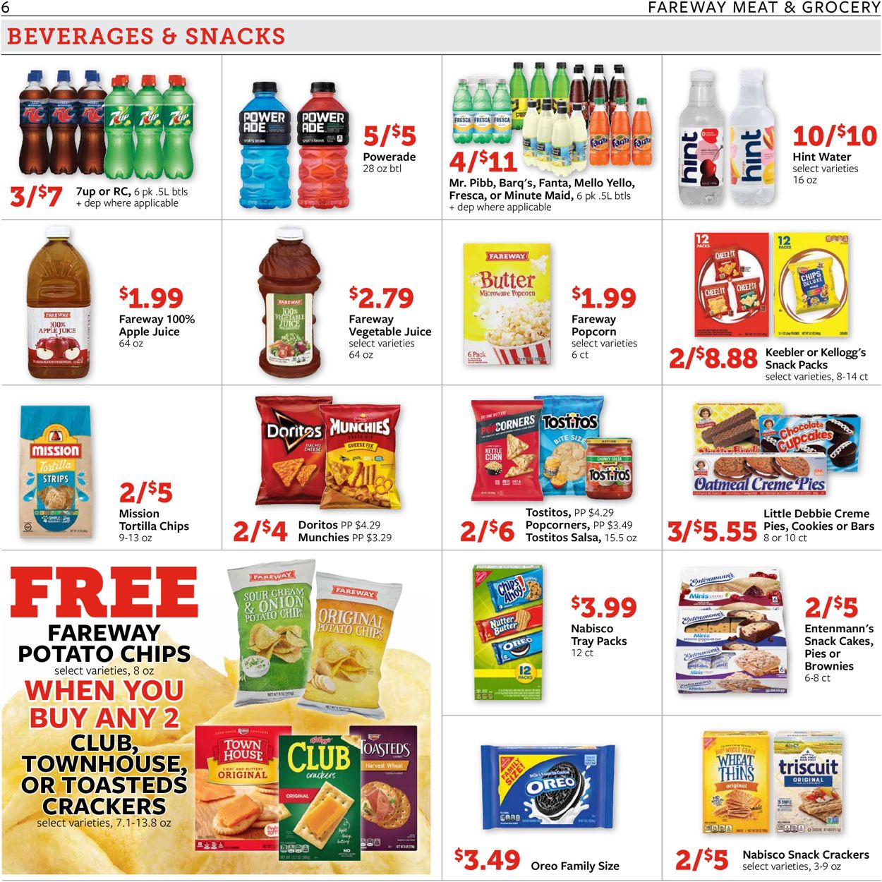 Fareway Ad from 08/03/2021