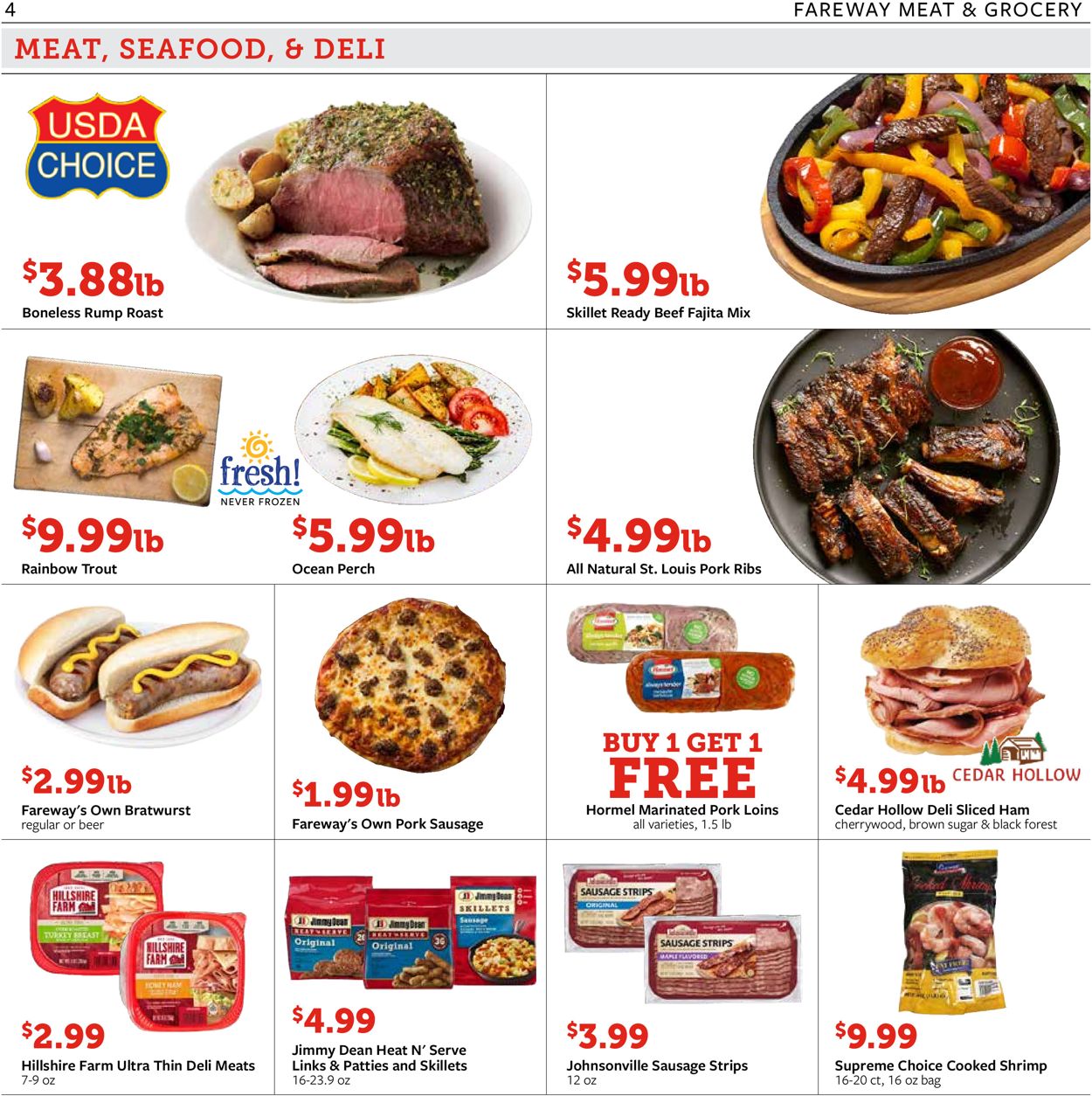 Fareway Ad from 08/11/2021