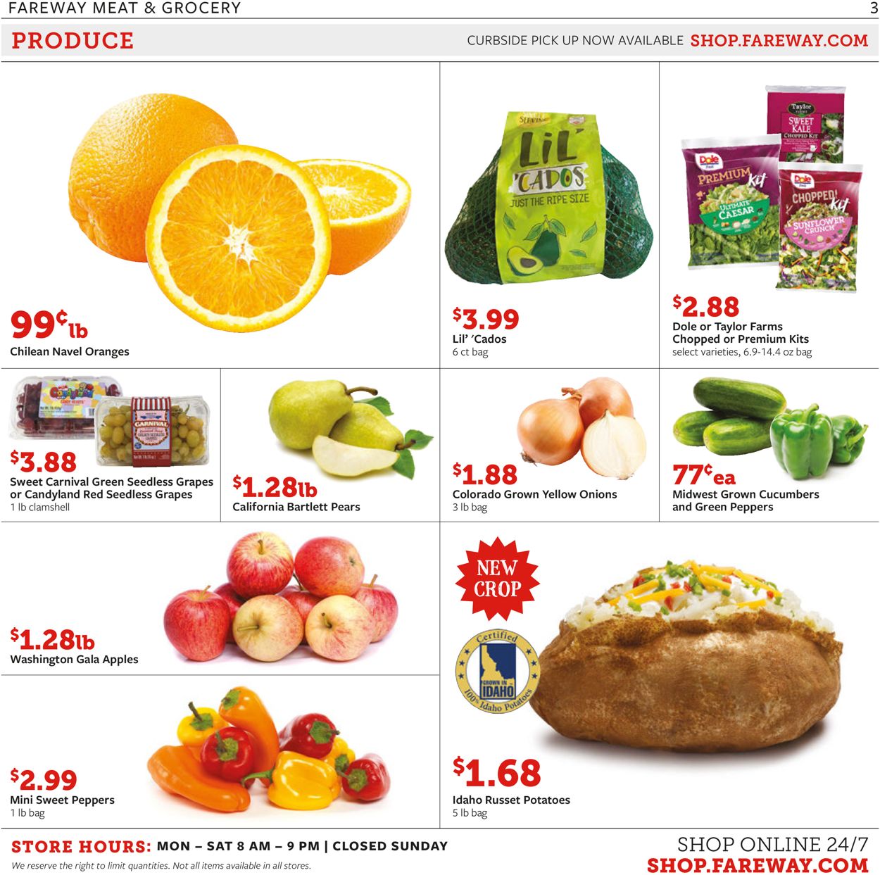 Fareway Ad from 09/08/2021