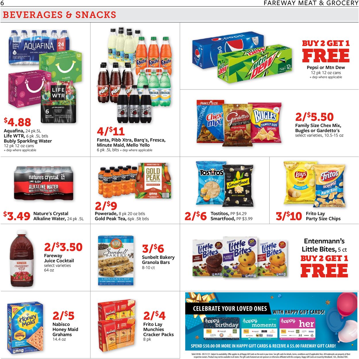 Fareway Ad from 09/14/2021