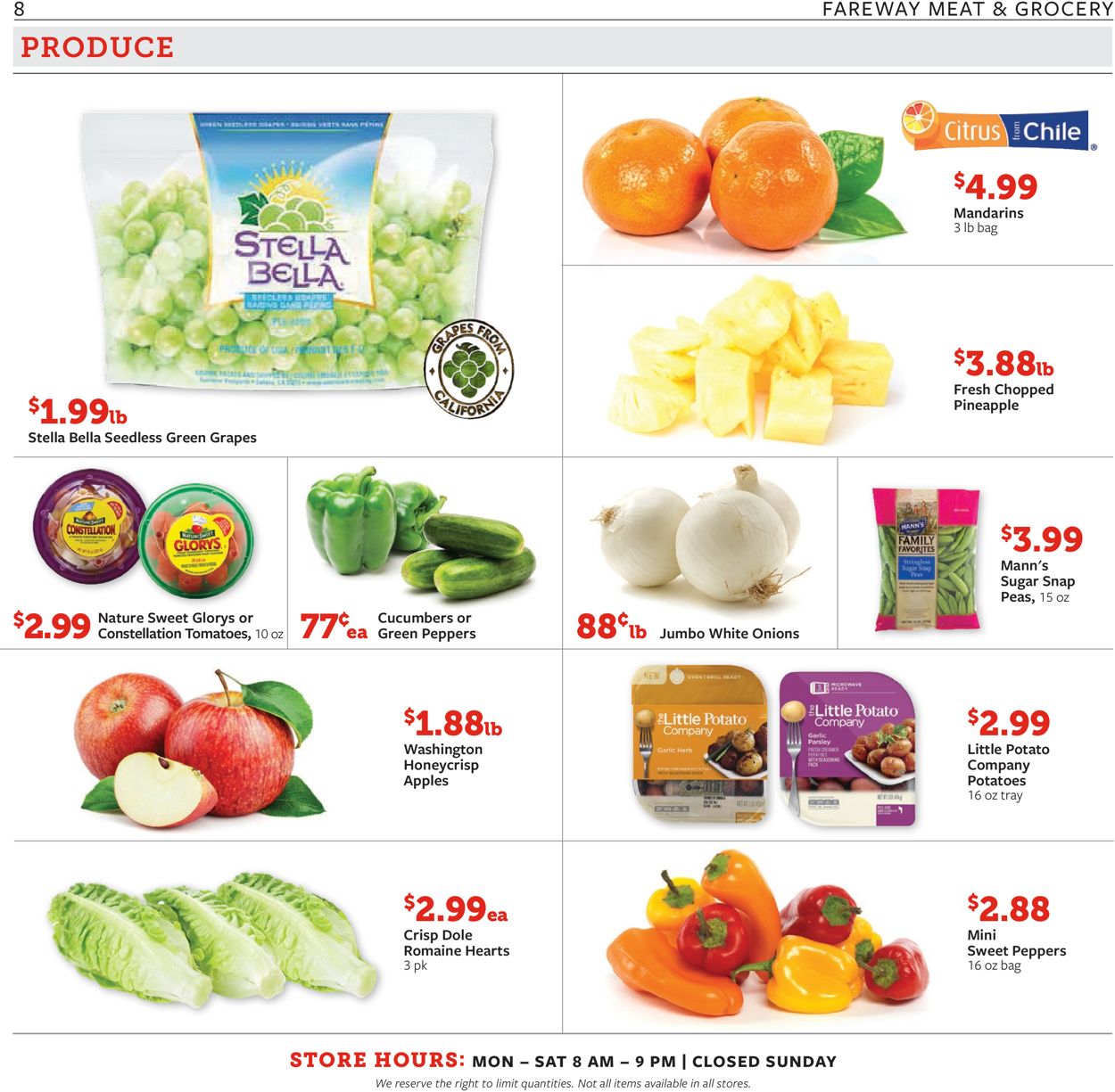 Fareway Ad from 10/05/2021