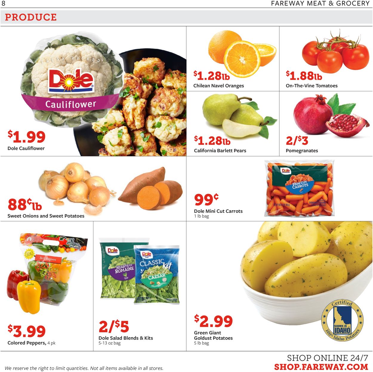 Fareway Ad from 10/12/2021