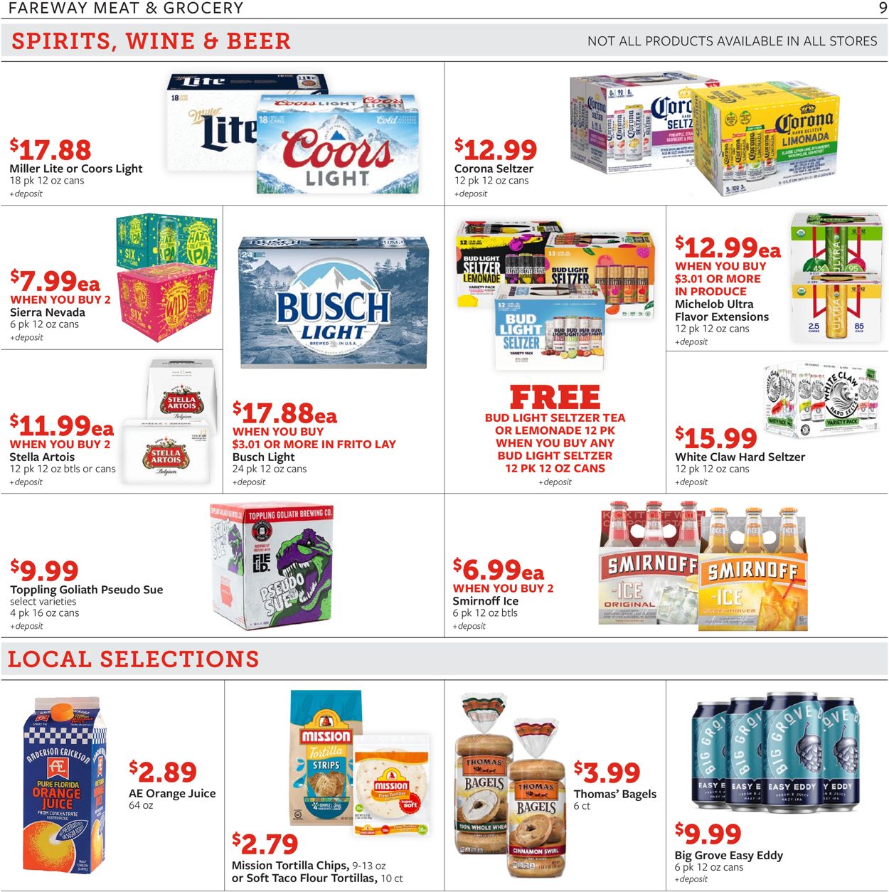 Fareway Ad from 10/12/2021