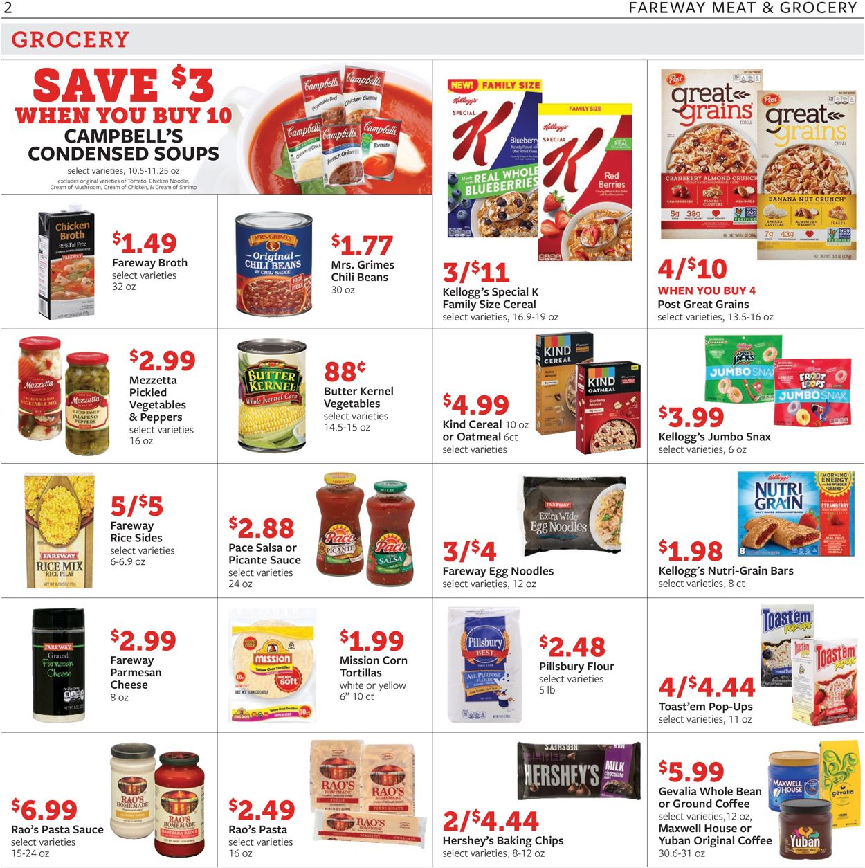 Fareway Ad from 10/19/2021