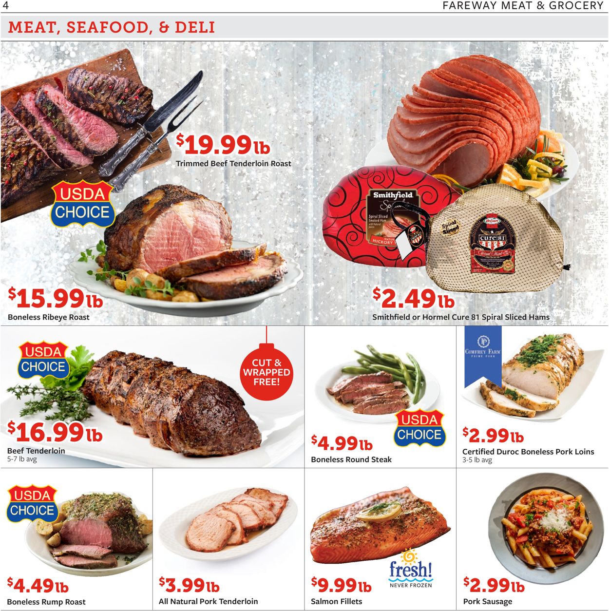 Fareway Ad from 12/14/2021