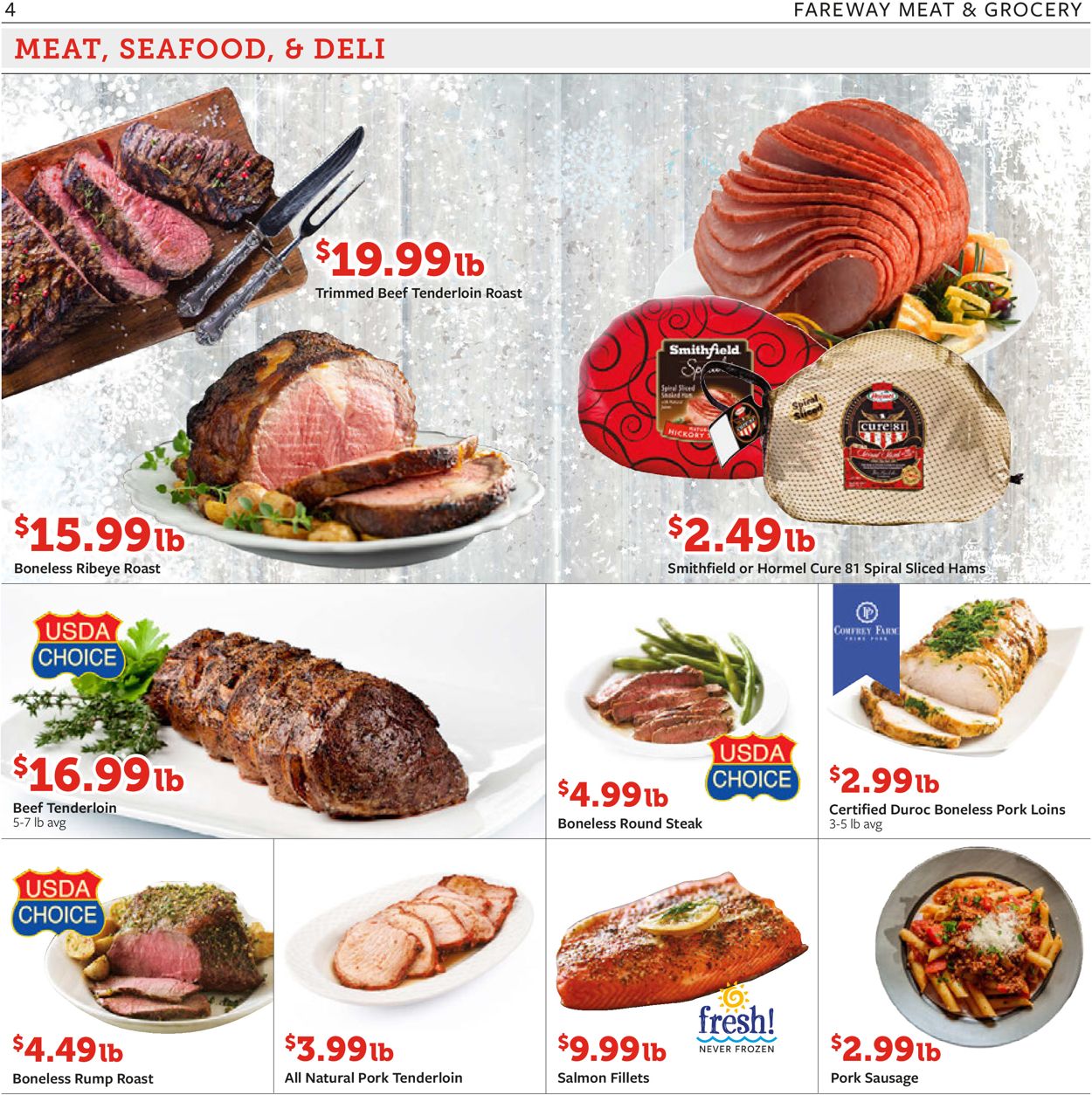 Fareway Ad from 12/15/2021