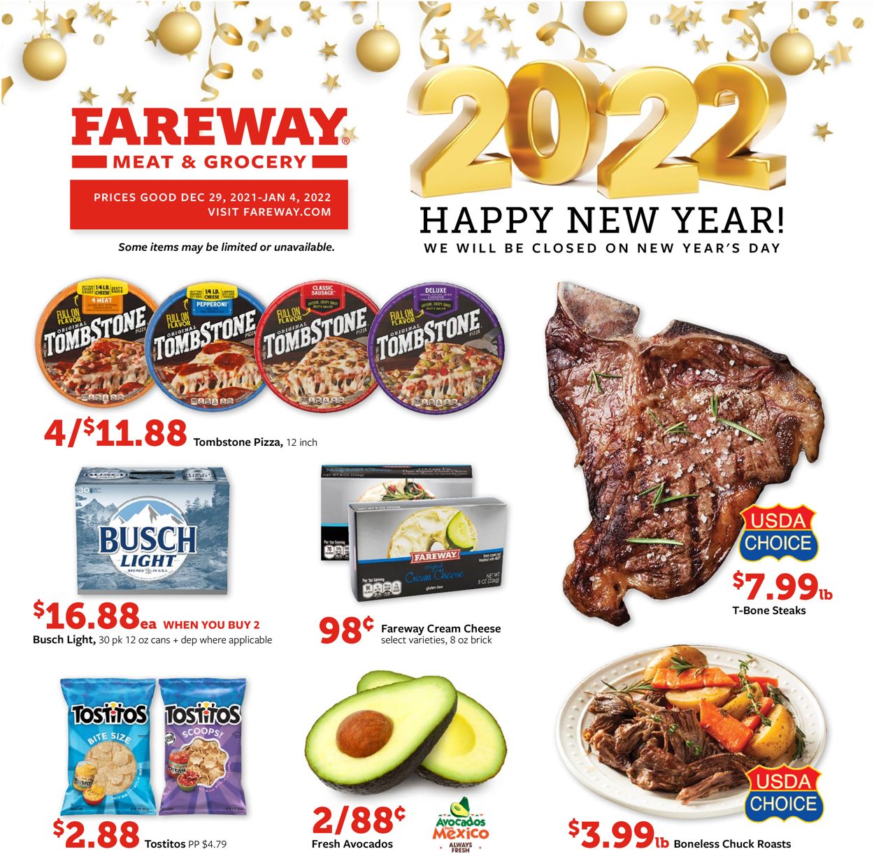 Fareway Ad from 12/29/2021
